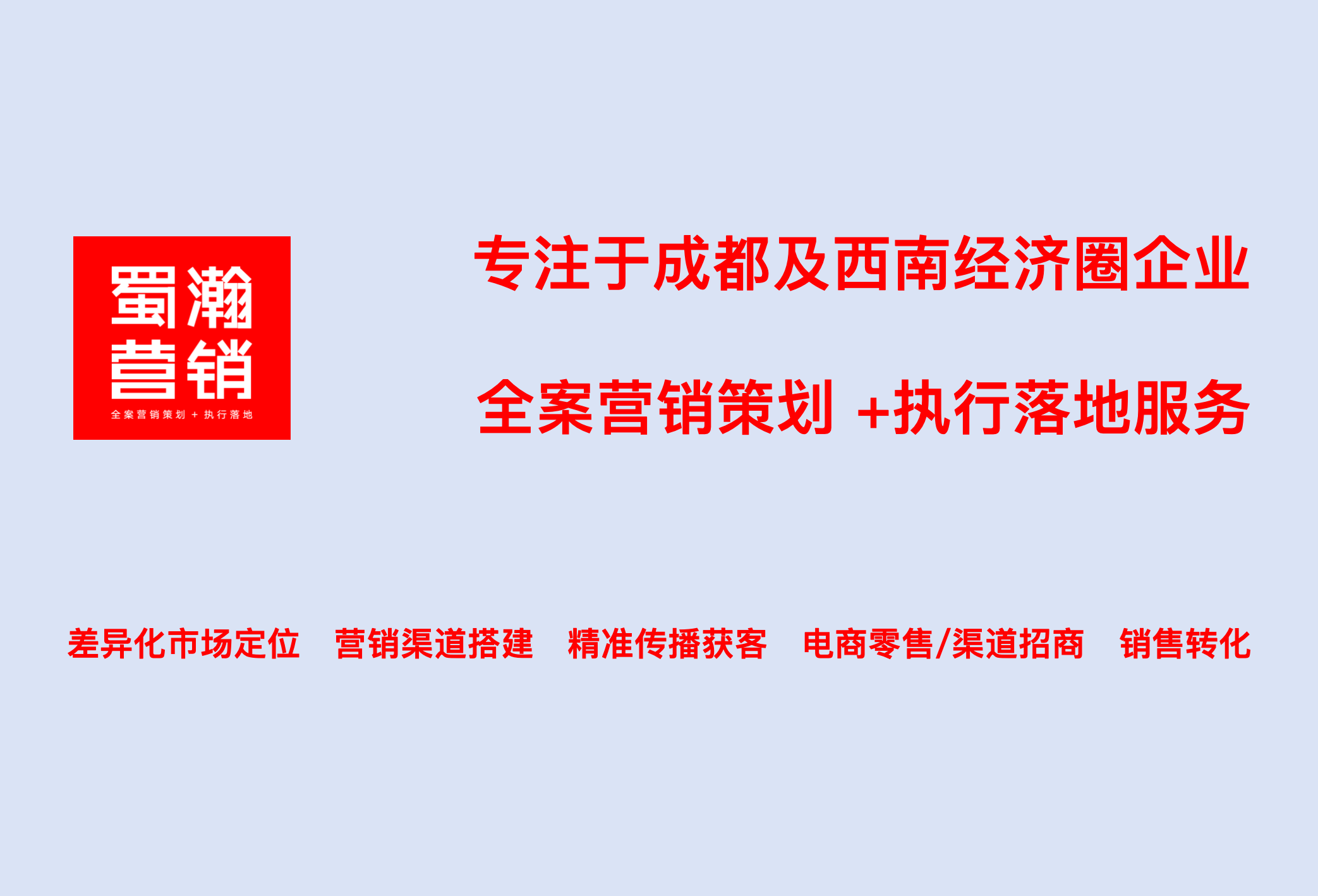 全案营销策划+执行落地